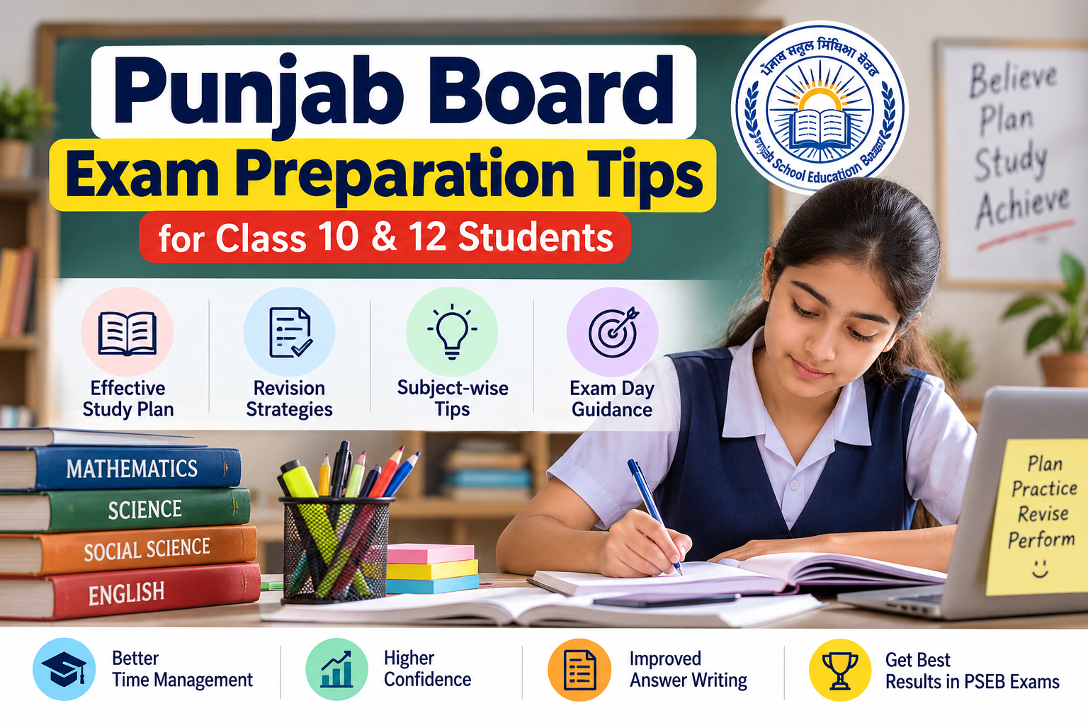 Punjab Board Exam Preparation Tips